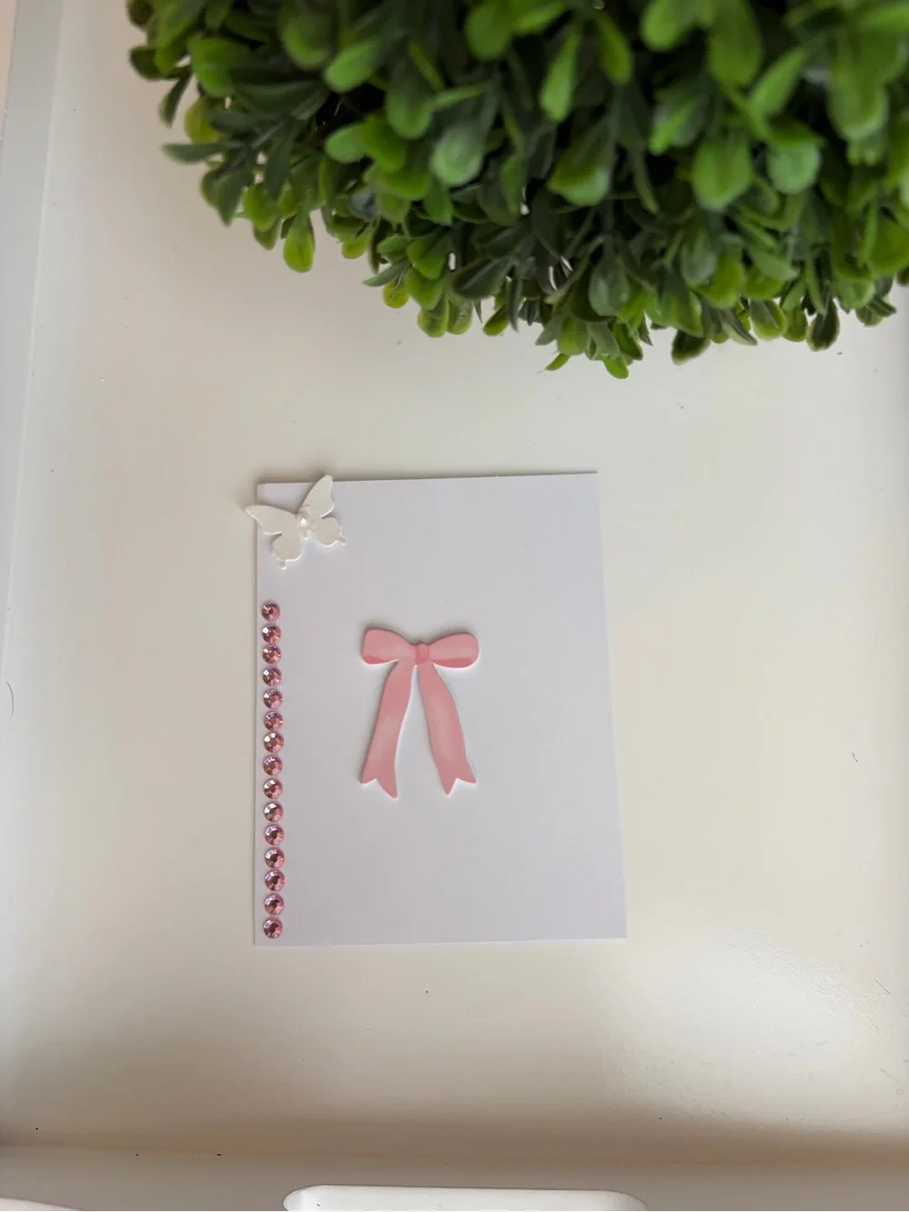 Pink Bow Hair Claw & Spa Headband Set in clear tote
